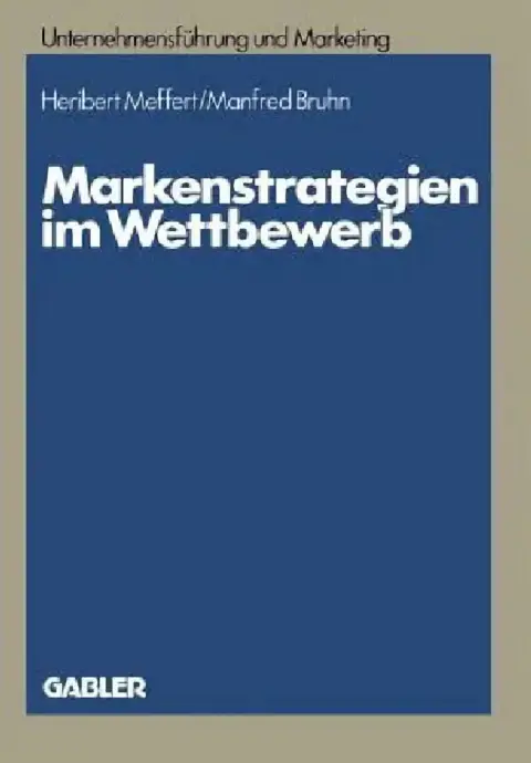 Cover of Markenstrategien Im Wettbewerb