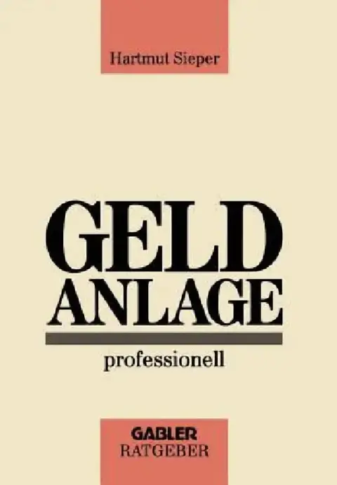 Cover of Geldanlage Professionell