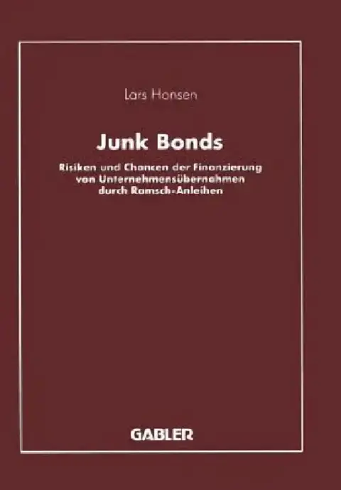 Cover of Junk Bonds