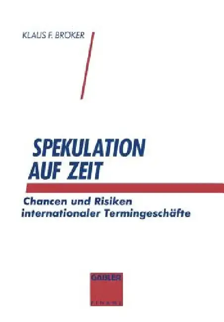 Cover of Spekulation Auf Zeit