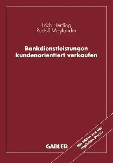 Cover of Bankdienstleistungen Kundenorientiert Verkaufen