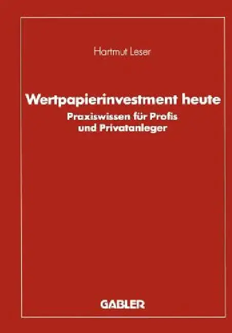 Cover of Wertpapierinvestment Heute