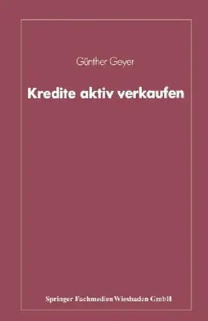 Cover of Kredite Aktiv Verkaufen