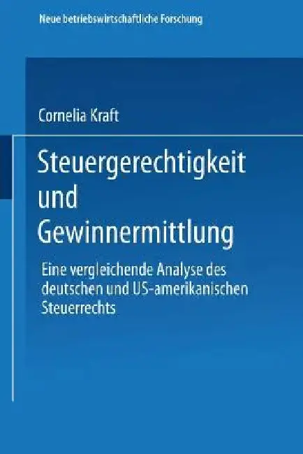 Cover of Steuergerechtigkeit Und Gewinnermittlung