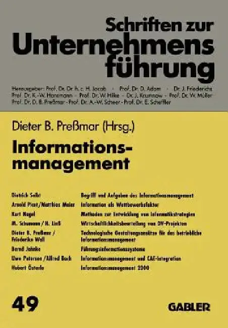 Cover of Informationsmanagement
