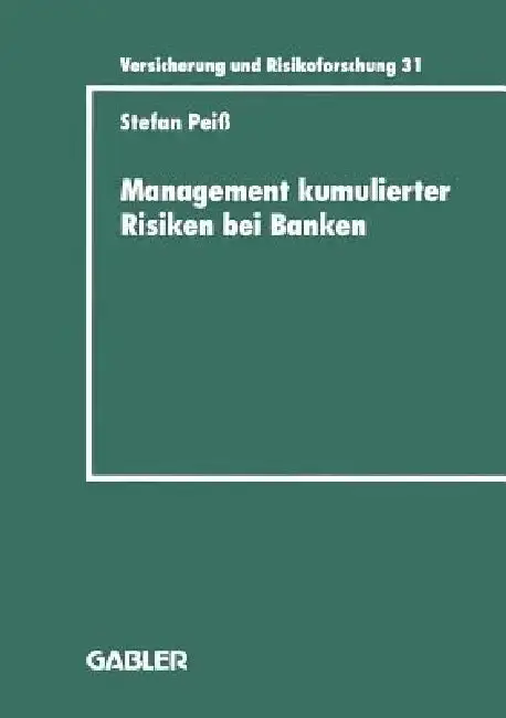 Cover of Management Kumulierter Risiken Bei Banken