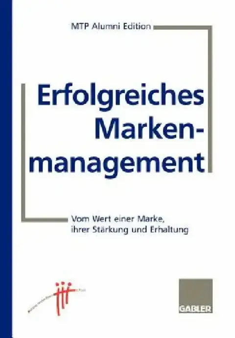Cover of Erfolgreiches Markenmanagement