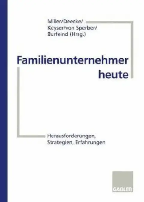 Cover of Familienunternehmer Heute