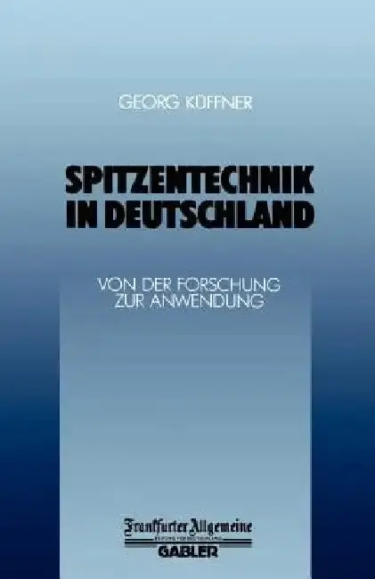 Cover of Spitzentechnik in Deutschland