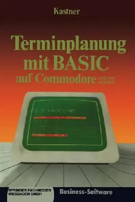 Cover of Terminplanung Mit Basic Auf Commodore 2000/3000,4000/8000