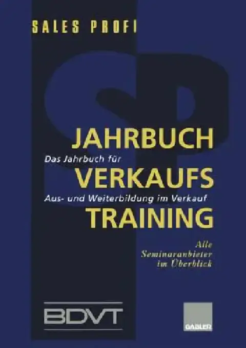 Cover of Jahrbuch Verkaufstraining