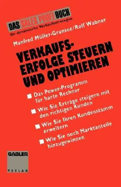 Cover of Verkaufserfolge Steuern Und Optimieren