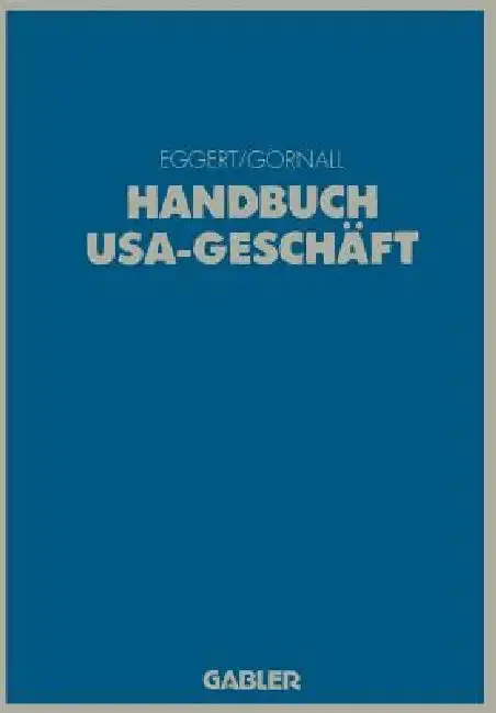 Cover of Handbuch Usa-Geschäft