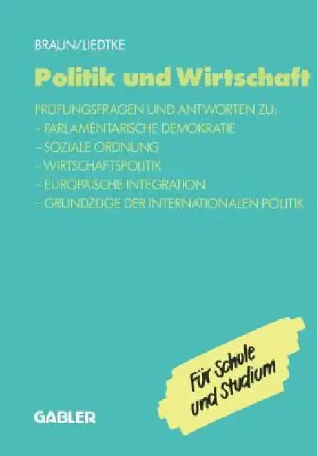 Cover of Politik Und Wirtschaft