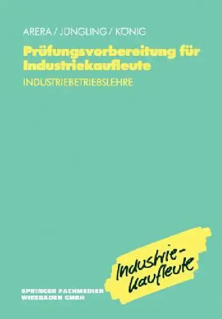 Cover of Prüfungsvorbereitung Für Industriekaufleute