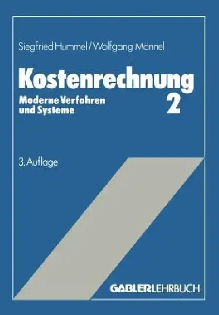 Cover of Kostenrechnung 2