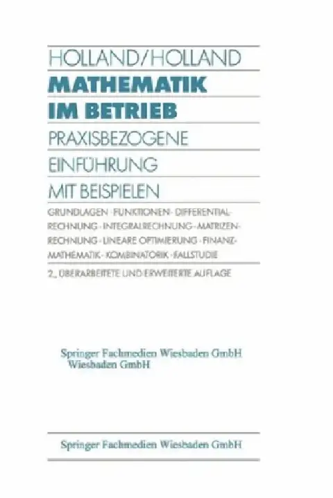 Cover of Mathematik im Betrieb
