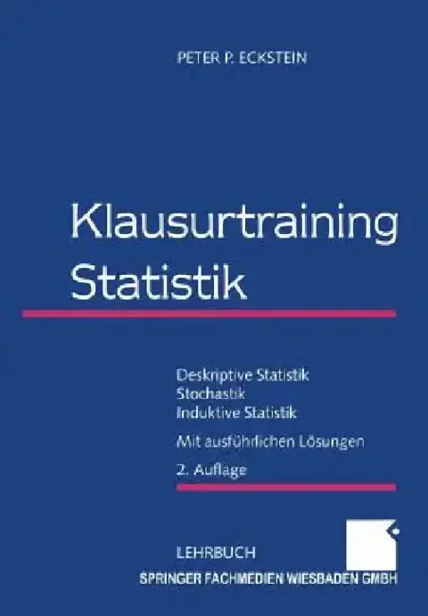 Cover of Klausurtraining Statistik