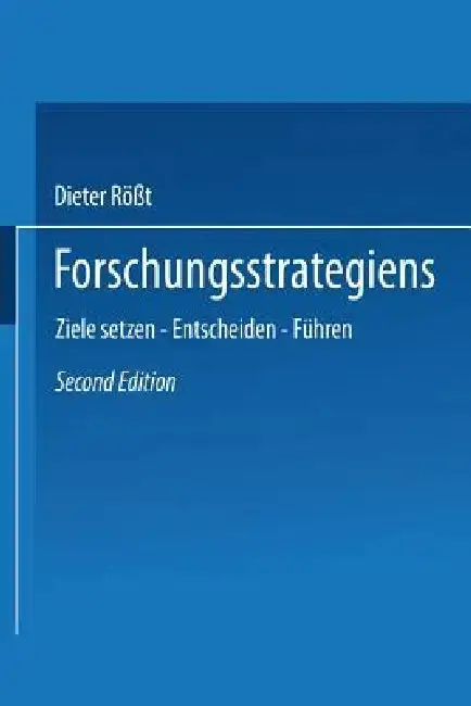 Cover of Forschungsstrategien
