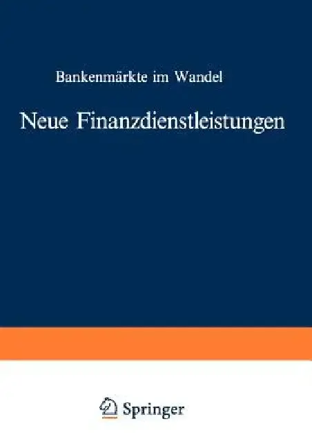 Cover of Neue Finanzdienstleistungen