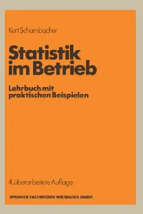 Cover of Statistik im Betrieb