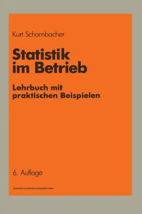 Cover of Statistik im Betrieb
