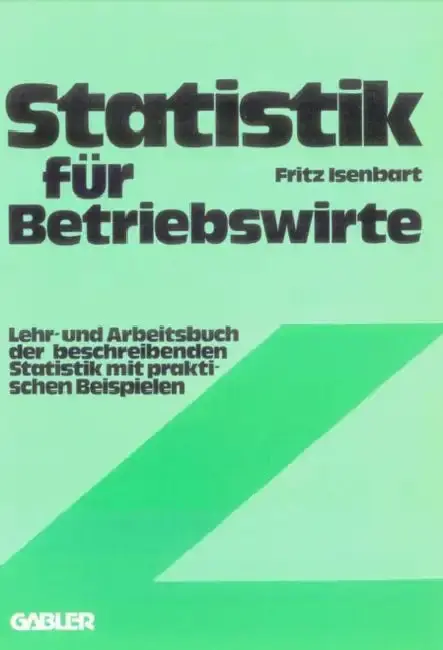 Cover of Statistik Für Betriebswirte