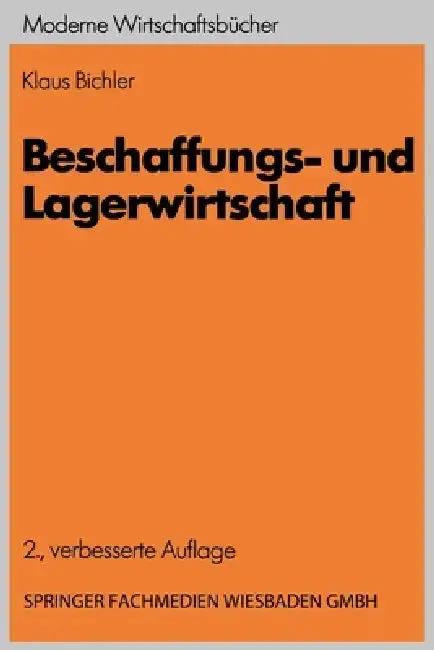 Cover of Beschaffungs- und Lagerwirtschaft