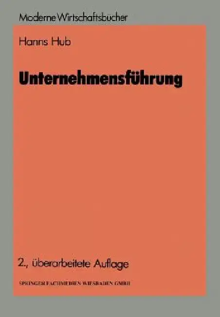 Cover of Unternehmensführung