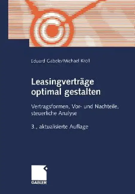 Cover of Leasingverträge Optimal Gestalten
