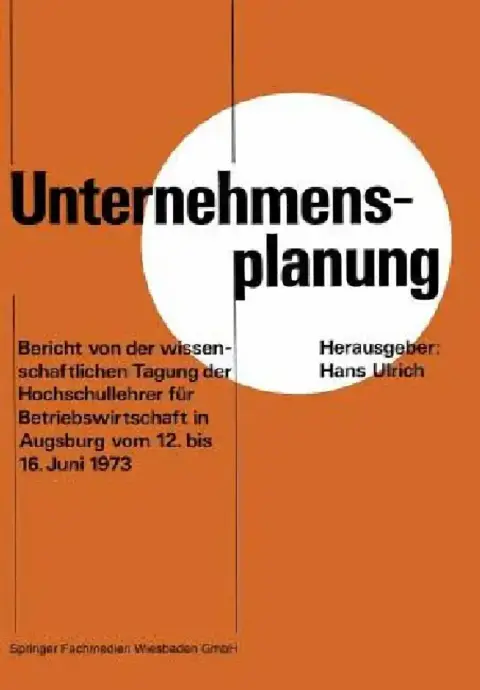 Cover of Unternehmensplanung