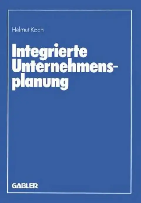 Cover of Integrierte Unternehmensplanung