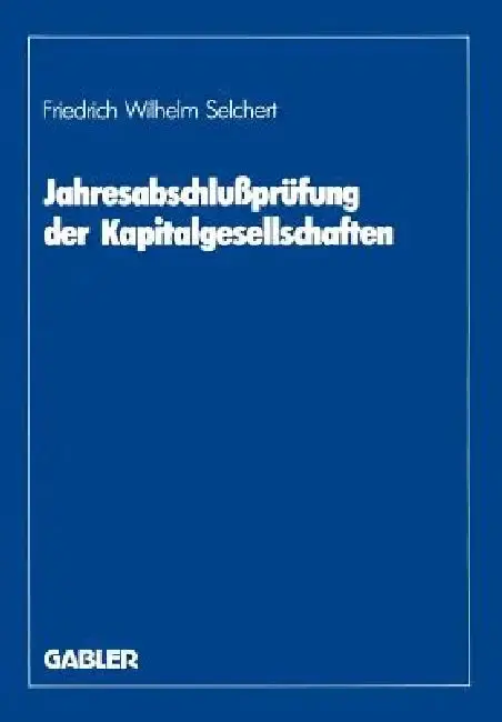 Cover of Jahresabschlußprüfung Der Kapitalgesellschaften