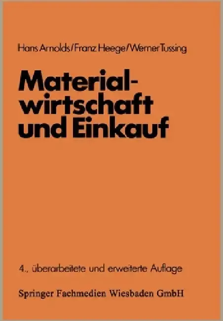 Cover of Materialwirtschaft und Einkauf