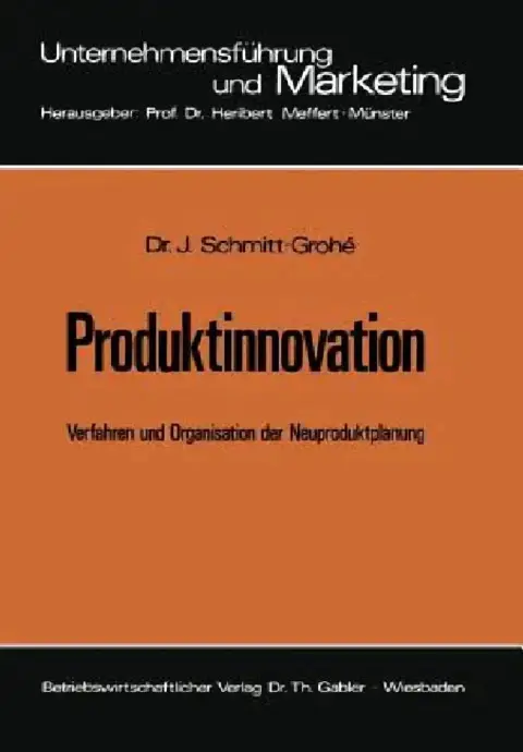 Cover of Produktinnovation