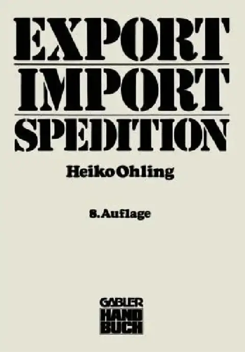 Cover of Export -- Import -- Spedition