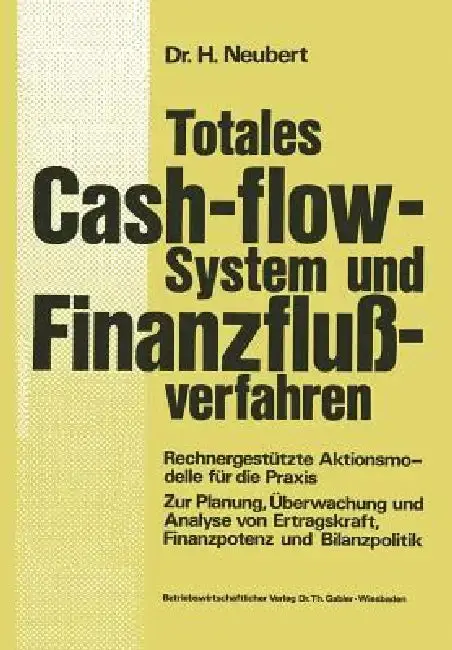 Cover of Totales Cash-Flow-System Und Finanzflußverfahren