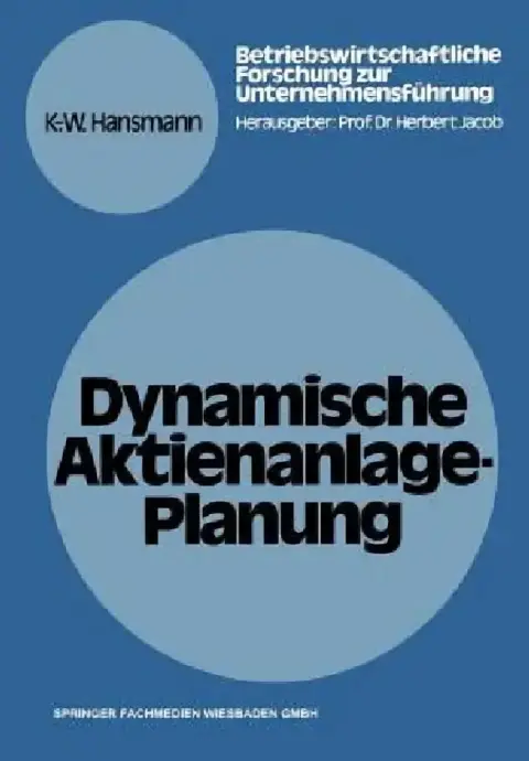 Cover of Dynamische Aktienanlage-Planung