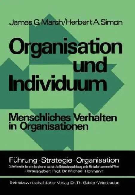 Cover of Organisation Und Individuum