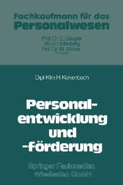 Cover of Personalentwicklung Und -Förderung