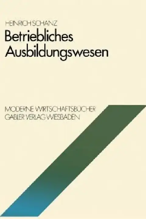 Cover of Betriebliches Ausbildungswesen