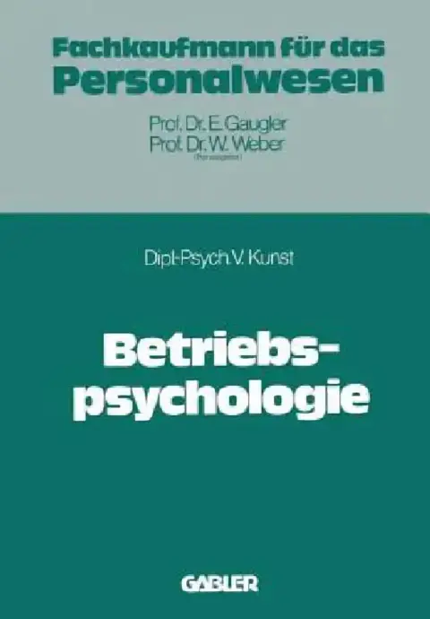Cover of Betriebspsychologie