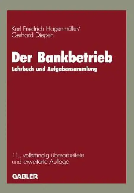 Cover of Der Bankbetrieb