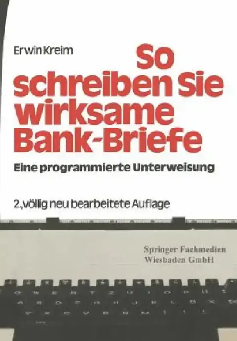 Cover of So Schreiben Sie Wirksame Bankbriefe