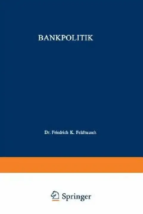 Cover of Bankpolitik