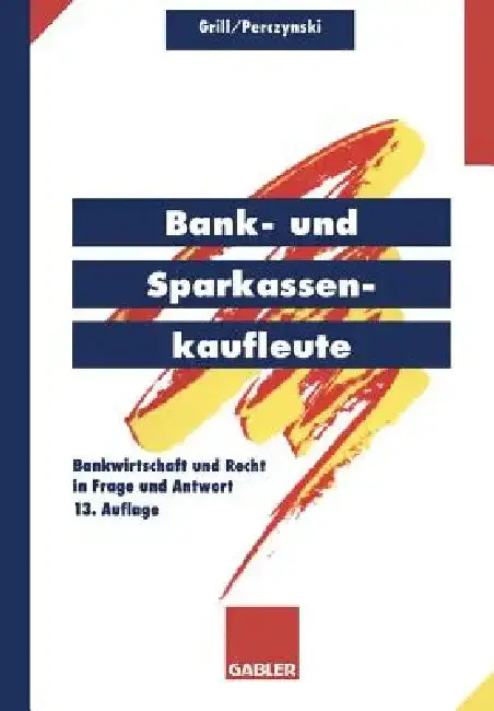 Cover of Bank- Und Sparkassenkaufleute