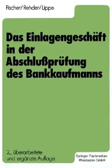 Cover of Das Einlagengeschäft in Der Abschlußprüfung Des Bankkaufmanns