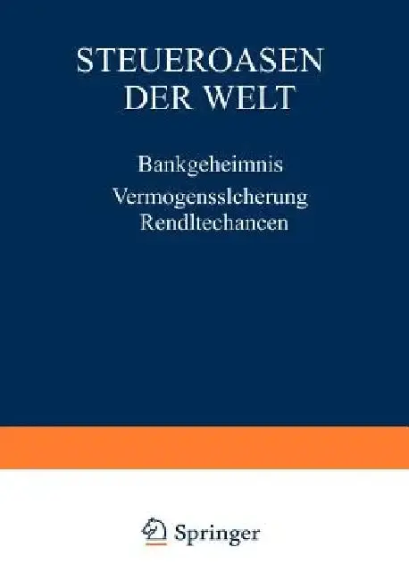 Cover of Steueroasen Der Welt