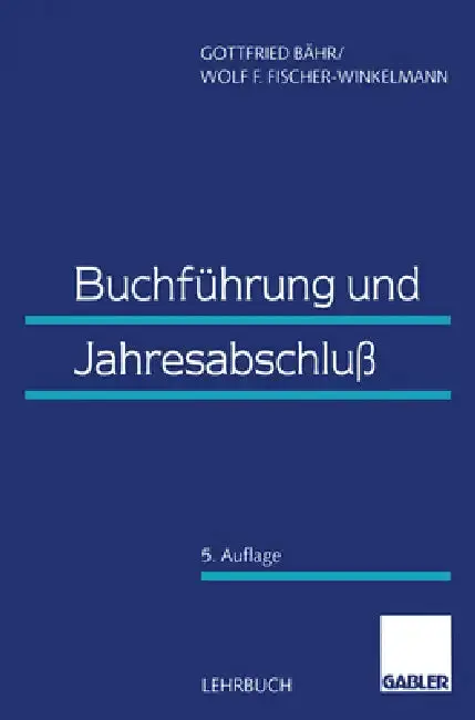 Cover of Buchführung und Jahresabschluss