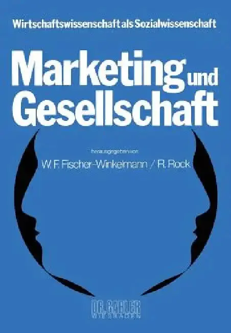 Cover of Marketing Und Gesellschaft
